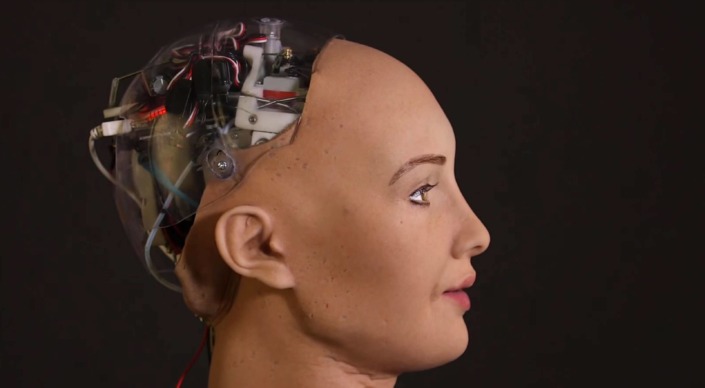 Sophia robot-head